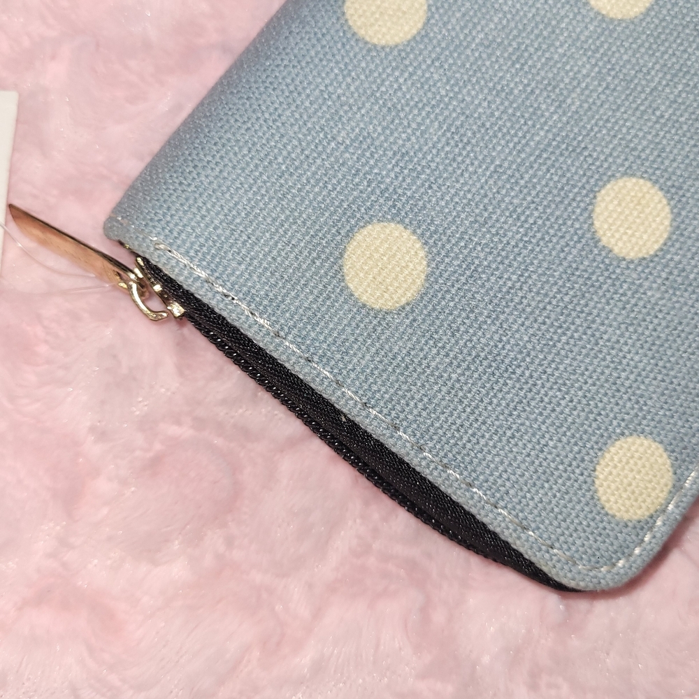 Canvas Wallet- Polka-Dot - Picture 9 of 16